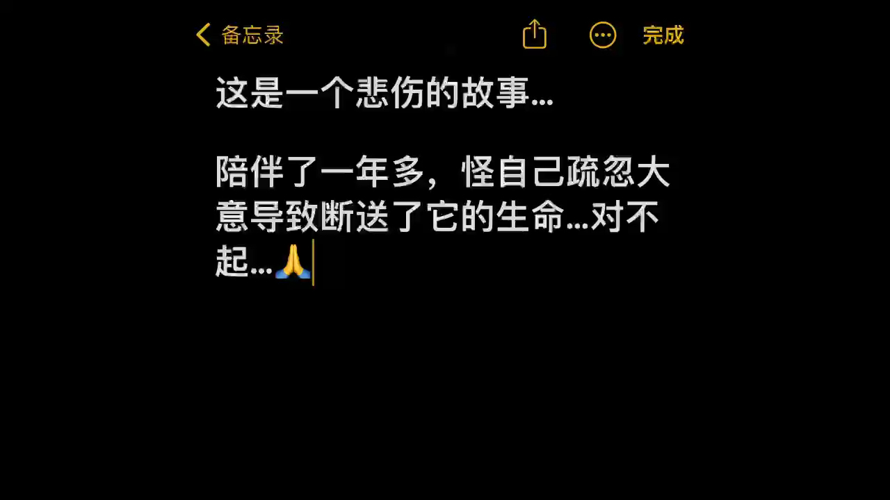 這是一個悲傷的事