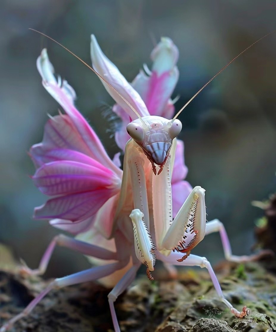 粉粉嫩嫩的螳螂 粉粉嫩嫩的螳螂 龍魚論壇