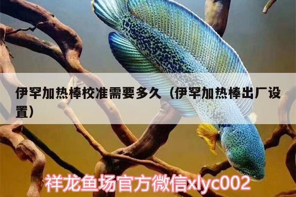 伊罕加熱棒校準需要多久（伊罕加熱棒出廠設置）