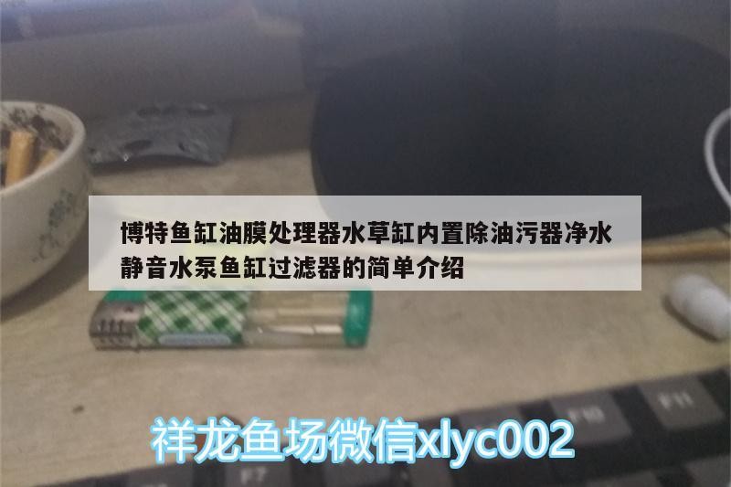 博特魚缸油膜處理器水草缸內置除油污器凈水靜音水泵魚缸過濾器的簡單介紹