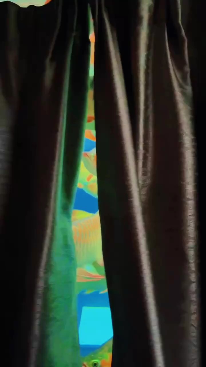 窗簾拉開真的很震撼