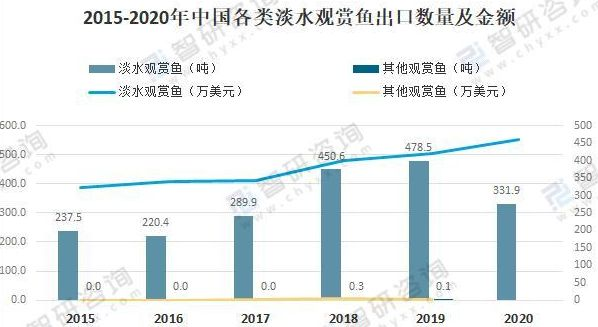 2020年觀賞魚市行情走勢如何：2019年中國淡水觀賞魚市場需求影響產量大幅度下降