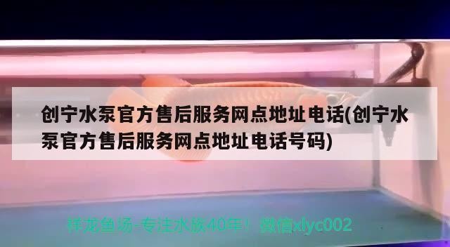 創寧水泵官方售后服務網點地址電話(創寧水泵官方售后服務網點地址電話號碼)