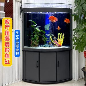 超市水產(chǎn)魚(yú)缸尺寸：超市水產(chǎn)魚(yú)缸尺寸和類型以及專業(yè)的定制服務(wù)