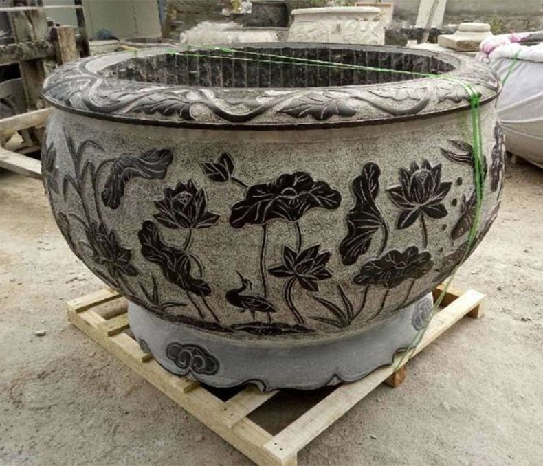 大理石石材能不能做魚缸：大理石石材可以用來制作魚缸但需要注意以下幾點