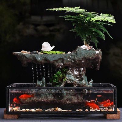 彩石魚缸怎么布景：彩石魚缸布景技巧