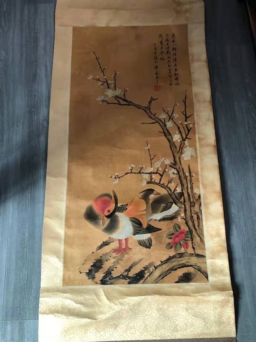 花鳥人物國畫