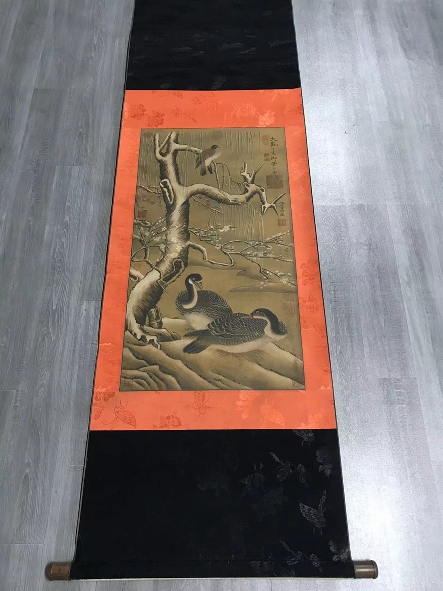 花鳥人物國畫