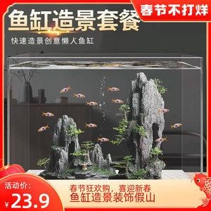 大魚缸怎么放石頭好：如何選擇和擺放魚缸造景石？
