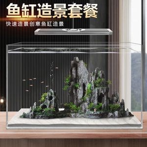 大魚缸怎么放石頭好：如何選擇和擺放魚缸造景石？