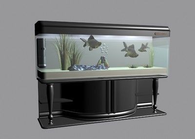 大魚缸結構圖：大型魚缸的結構圖