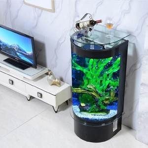 半圓柱形魚缸的優缺點：半圓柱形魚缸優缺點，圓柱形魚缸優缺點全解析，美觀與實用如何兼得？
