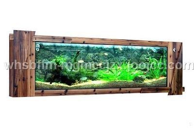 防腐木做魚缸底柜的相關信息：防腐木做魚缸底柜是一種創新的應用方式diy魚缸底柜