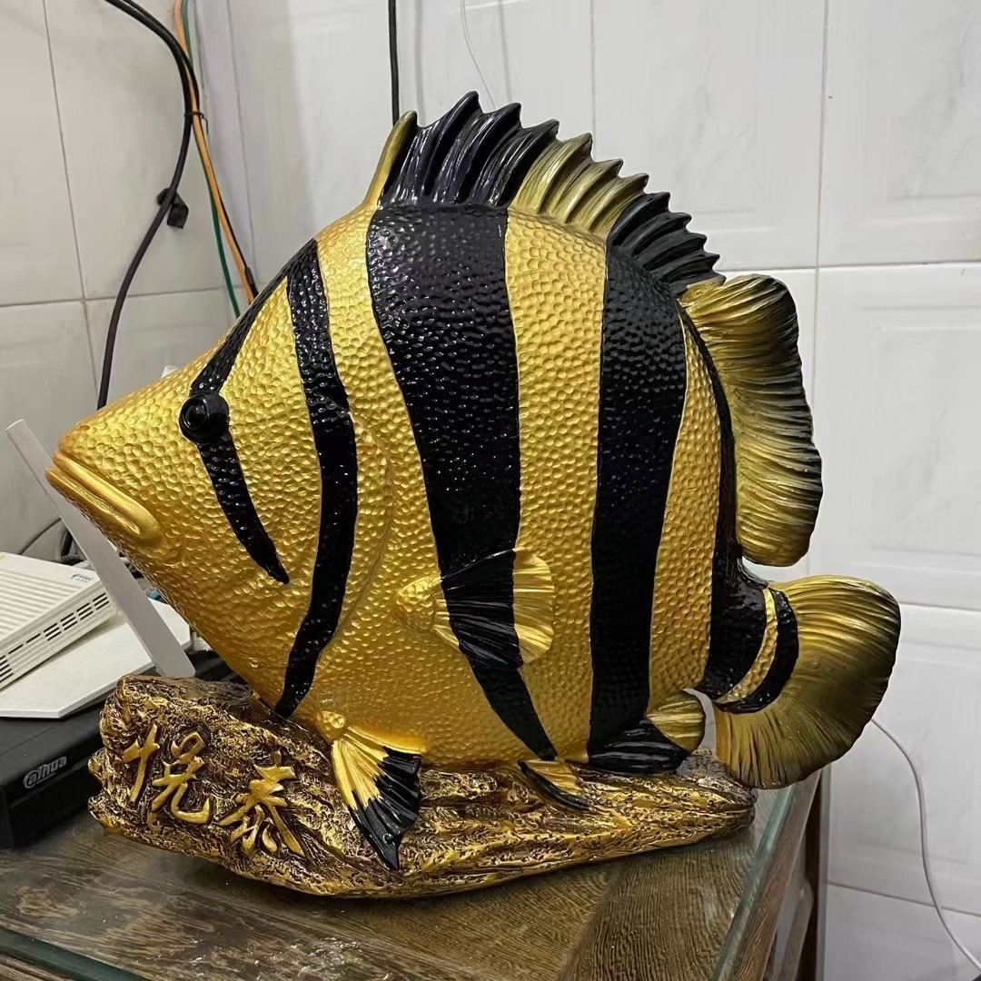 全新球泰擺件 泰國虎魚擺件