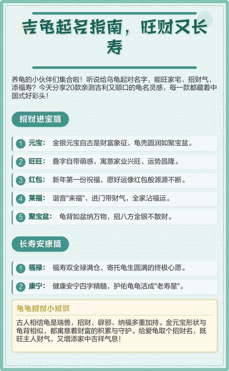 烏龜最旺什么屬相
