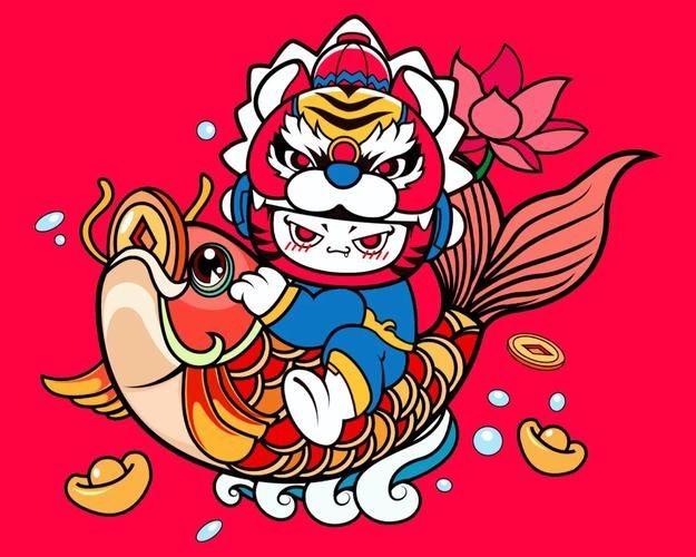 吉祥物魚圖片，幾種不同風格的一句短標題供你參考，，萌趣吉祥魚圖鑒，靈動吉祥物魚影繪，可愛 吉祥物魚圖片，幾種不同風格的一句短標題供你參考，，萌趣吉祥魚圖鑒，靈動吉祥物魚影繪，可愛 龍魚百科 第11張