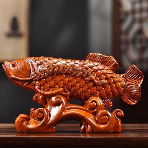 木雕金龍魚圖片大全大圖