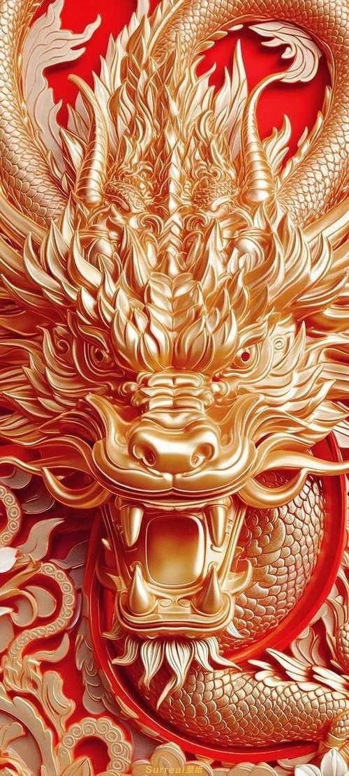 招財(cái)龍圖片100張