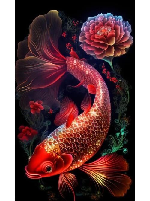 吉祥鯉魚圖片