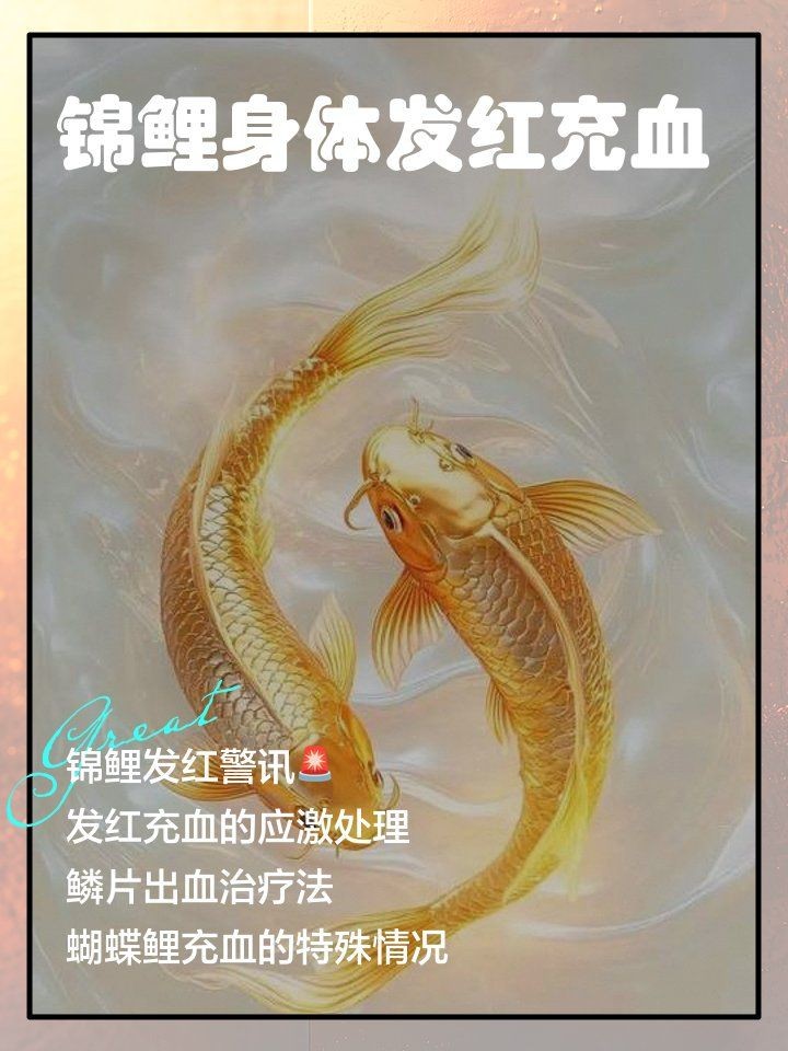 白錦鯉身體發(fā)紅要警惕