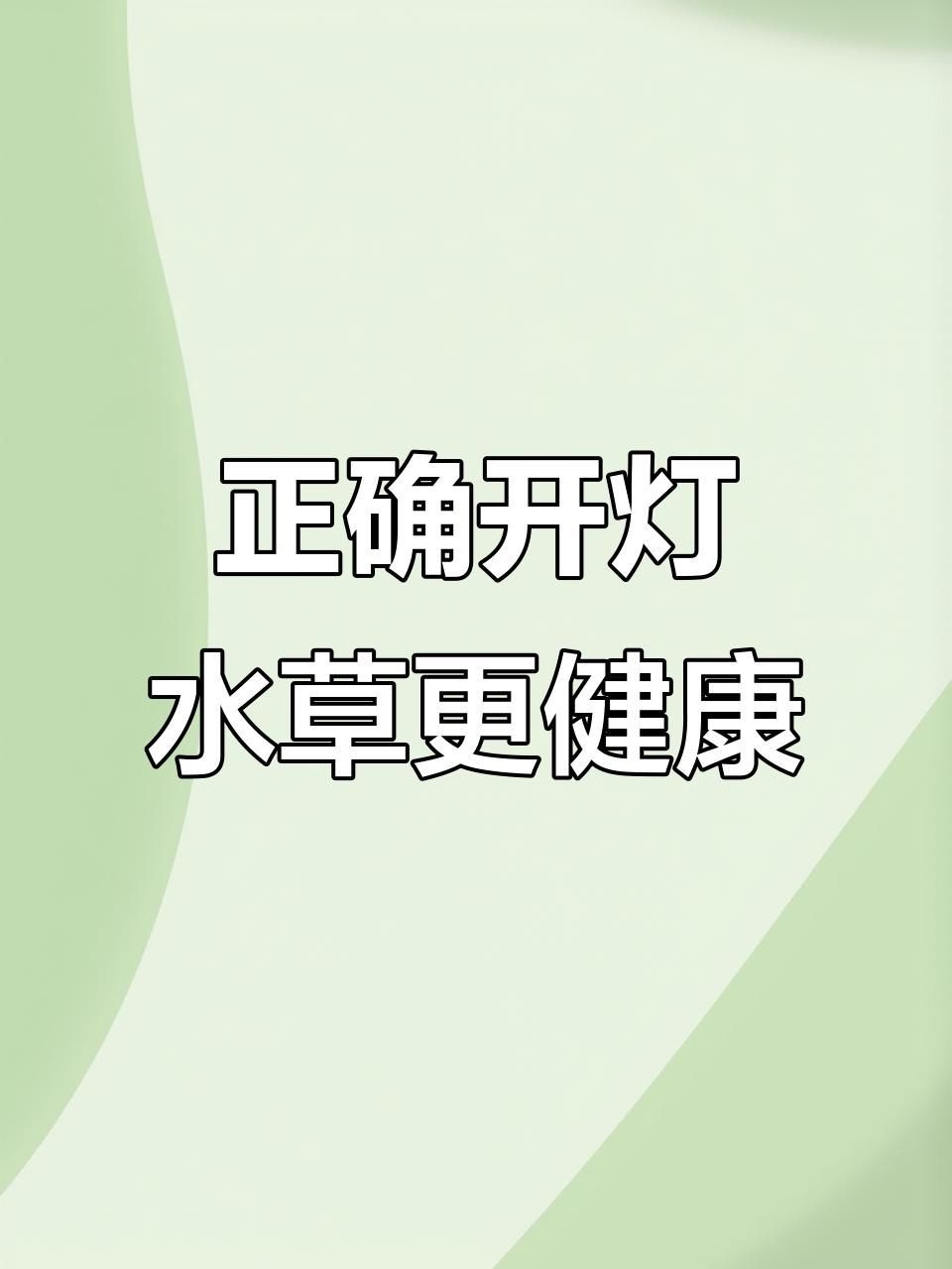 吉印燈養(yǎng)水草的正確使用方法視頻