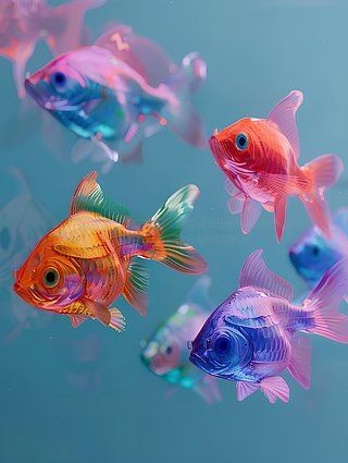河里的七彩魚