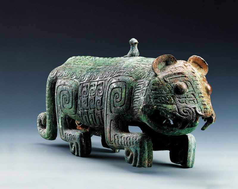 古代虎圖騰圖片