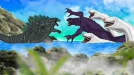 哥斯拉vs巨鯤，哥斯拉與巨鯤震撼對決