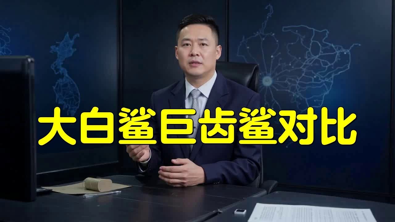 巨齒鯊和大白鯊的區別，巨齒鯊VS大白鯊，體型、習性與生存 巨齒鯊和大白鯊的區別，巨齒鯊VS大白鯊，體型、習性與生存 龍魚百科 第6張