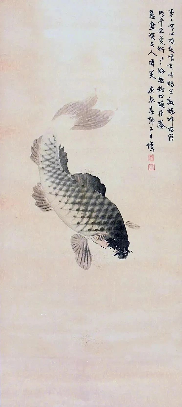 國畫鯉魚圖片大全，國畫鯉魚藝術鑒賞，經典作品與高清