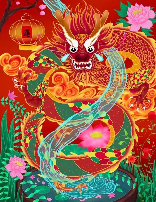 招財(cái)龍圖片100張，100張高清招財(cái)龍圖片大全，吉祥好運(yùn)一鍵收藏！