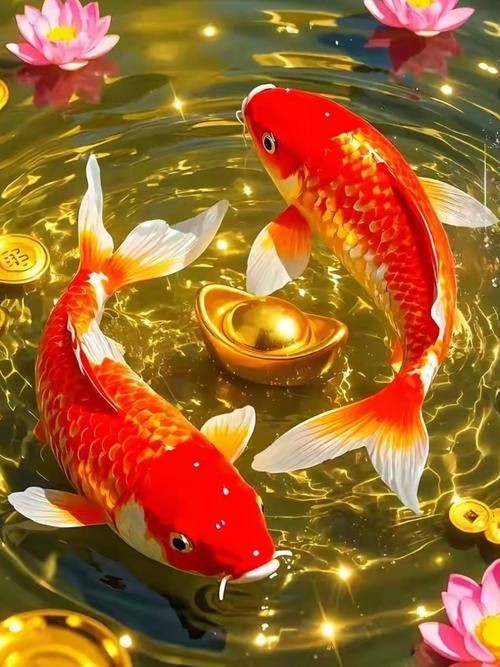 吉祥鯉魚圖片，吉祥如意·靈動逼真的吉祥鯉魚高清圖片精選
