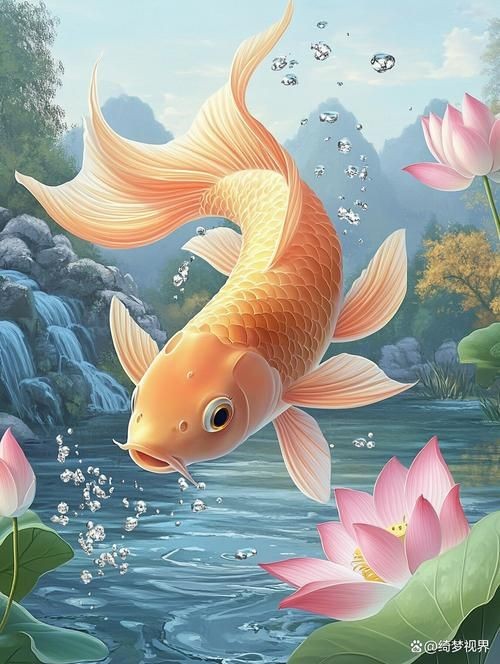 吉祥鯉魚圖片，吉祥如意·靈動逼真的吉祥鯉魚高清圖片精選