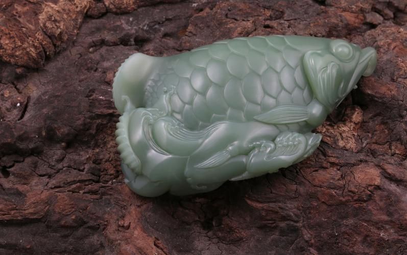 和田玉龍魚(yú)圖片，和田玉龍魚(yú)精品高清圖片鑒賞