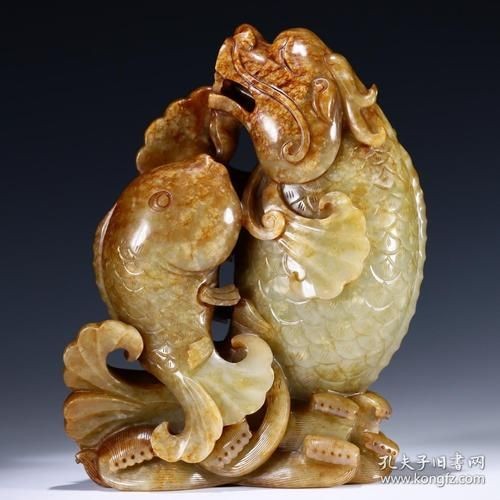 和田玉龍魚(yú)圖片，和田玉龍魚(yú)精品高清圖片鑒賞