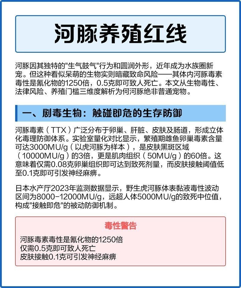 河豚生氣幾次會死