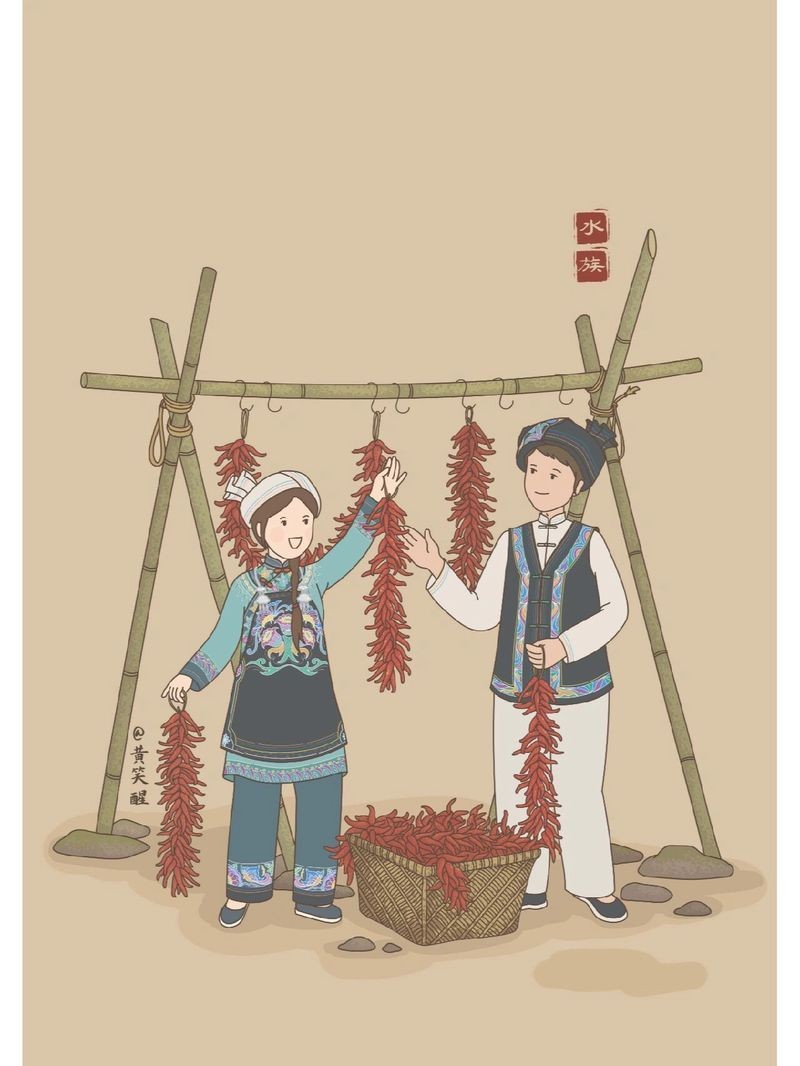 廣西有水族：廣西十二個民族（水族） 廣西有水族：廣西十二個民族（水族） 龍魚論壇 第6張