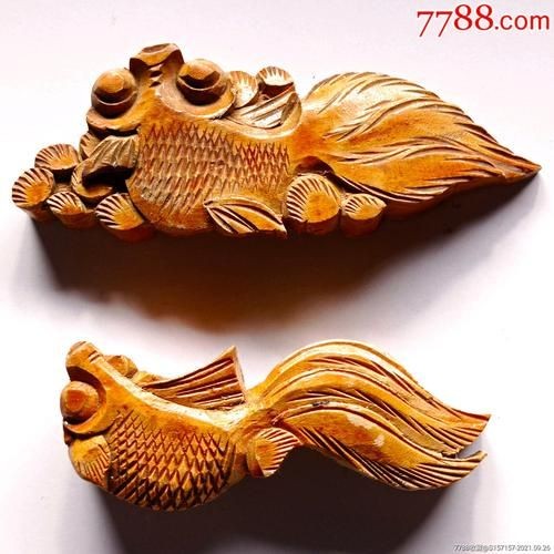 木雕金魚圖片大全大圖：“木雕金魚”傳統(tǒng)手工藝品的藝術(shù)魅力與視覺(jué)呈現(xiàn)