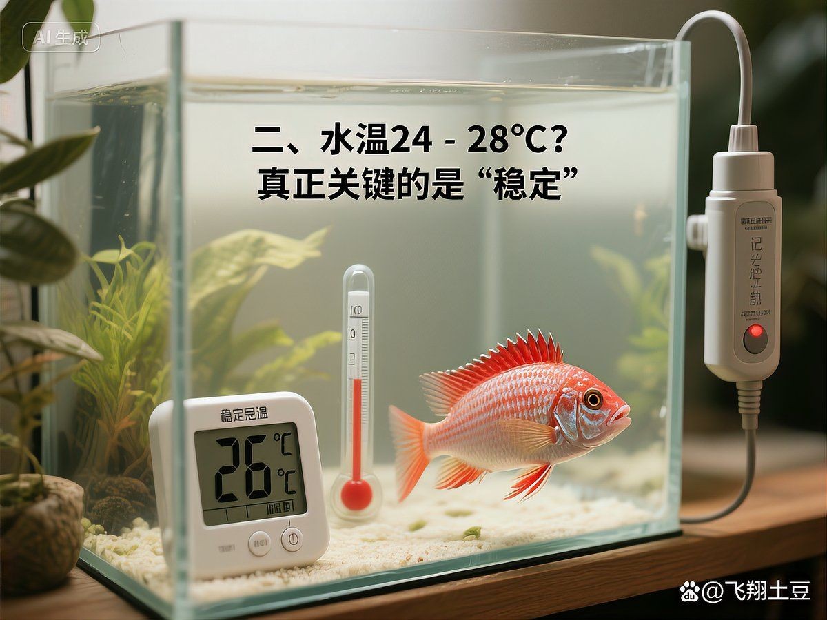 皇冠三間魚一天喂多少：——紅尾皇冠三間魚正確養法全指南