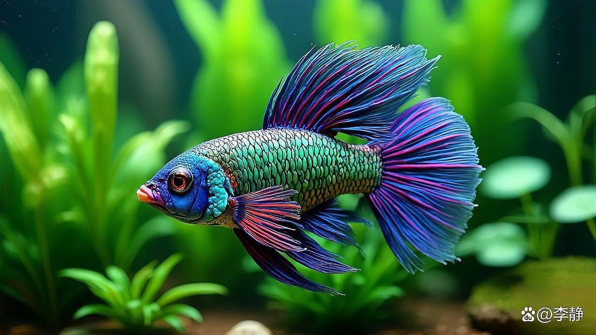 精靈孔雀魚：精靈孔雀魚是一種極具觀賞價值的熱帶淡水魚類【