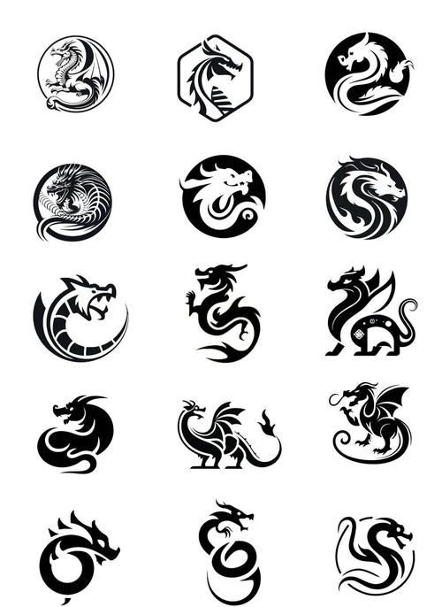 龍logo：“龍logo”作為極具東方文化特色的視覺符號