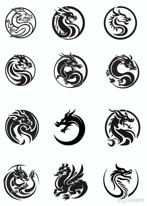 龍logo：“龍logo”作為極具東方文化特色的視覺符號