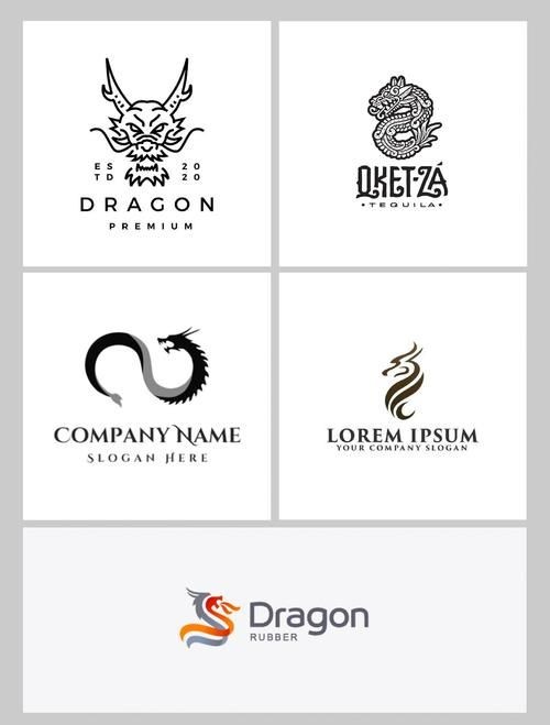 龍logo：“龍logo”作為極具東方文化特色的視覺符號