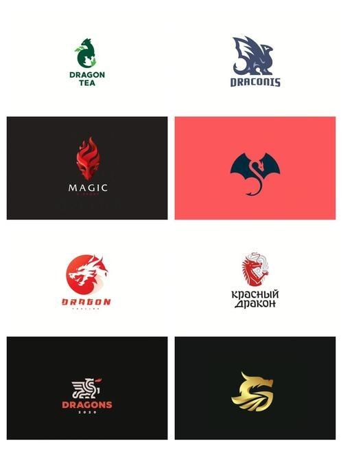 龍logo：“龍logo”作為極具東方文化特色的視覺符號