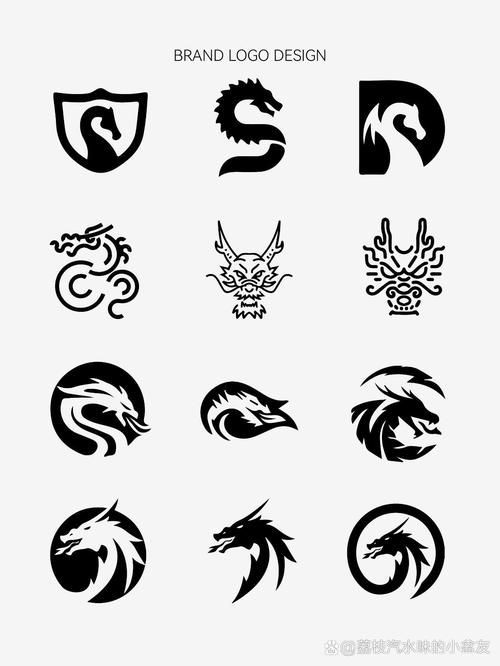 龍logo：“龍logo”作為極具東方文化特色的視覺符號