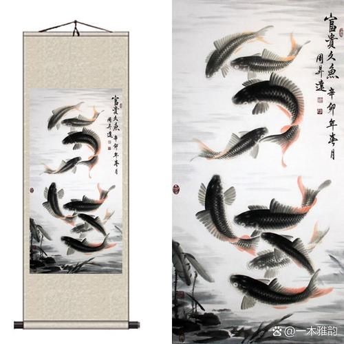 九魚聚財(cái)圖掛哪個(gè)方位：九魚圖掛在家里那個(gè)位置風(fēng)水好