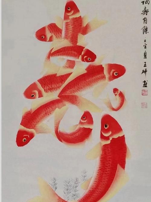 九魚聚財(cái)圖掛哪個(gè)方位：九魚圖掛在家里那個(gè)位置風(fēng)水好