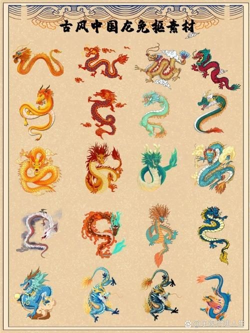九種顏色的龍圖片：“九種顏色的龍圖片”展現融合傳統美學與現代創意的創意