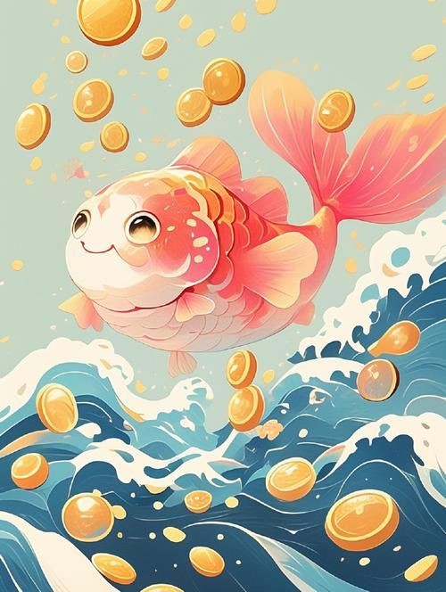 錦鯉卡通圖片可愛|《錦鯉卡通圖片可愛》 錦鯉卡通圖片可愛|《錦鯉卡通圖片可愛》 龍魚百科 第7張