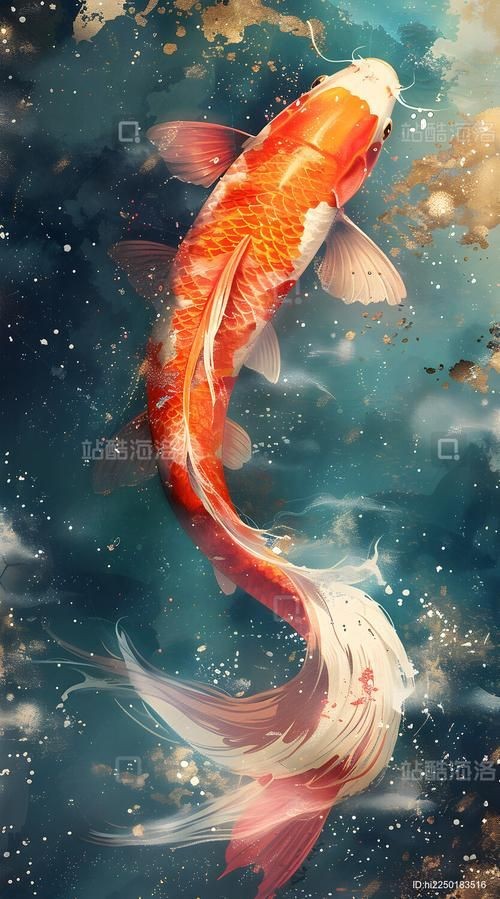 錦鯉卡通圖片可愛|《錦鯉卡通圖片可愛》 錦鯉卡通圖片可愛|《錦鯉卡通圖片可愛》 龍魚百科 第13張
